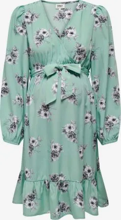 ONLY MATERNITY Maxi Jurken Jurk Dames Hemelsblauw