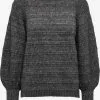 ONLY Fijngebreide Truien Trui CELINA Dames Donkergrijs