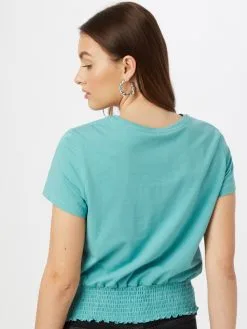 ONLY T-shirts Shirt ONLDREA Dames Blauw -ONLY Elegant winkel 51ce2e1f9210a8c217dd20fd22fd444f