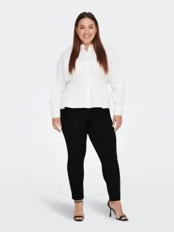 ONLY CARMAKOMA Jeans Skinny Jeans Ante Dames Zwart -ONLY Elegant winkel 5214003b1d52e9e06bb6516fa4c5b190