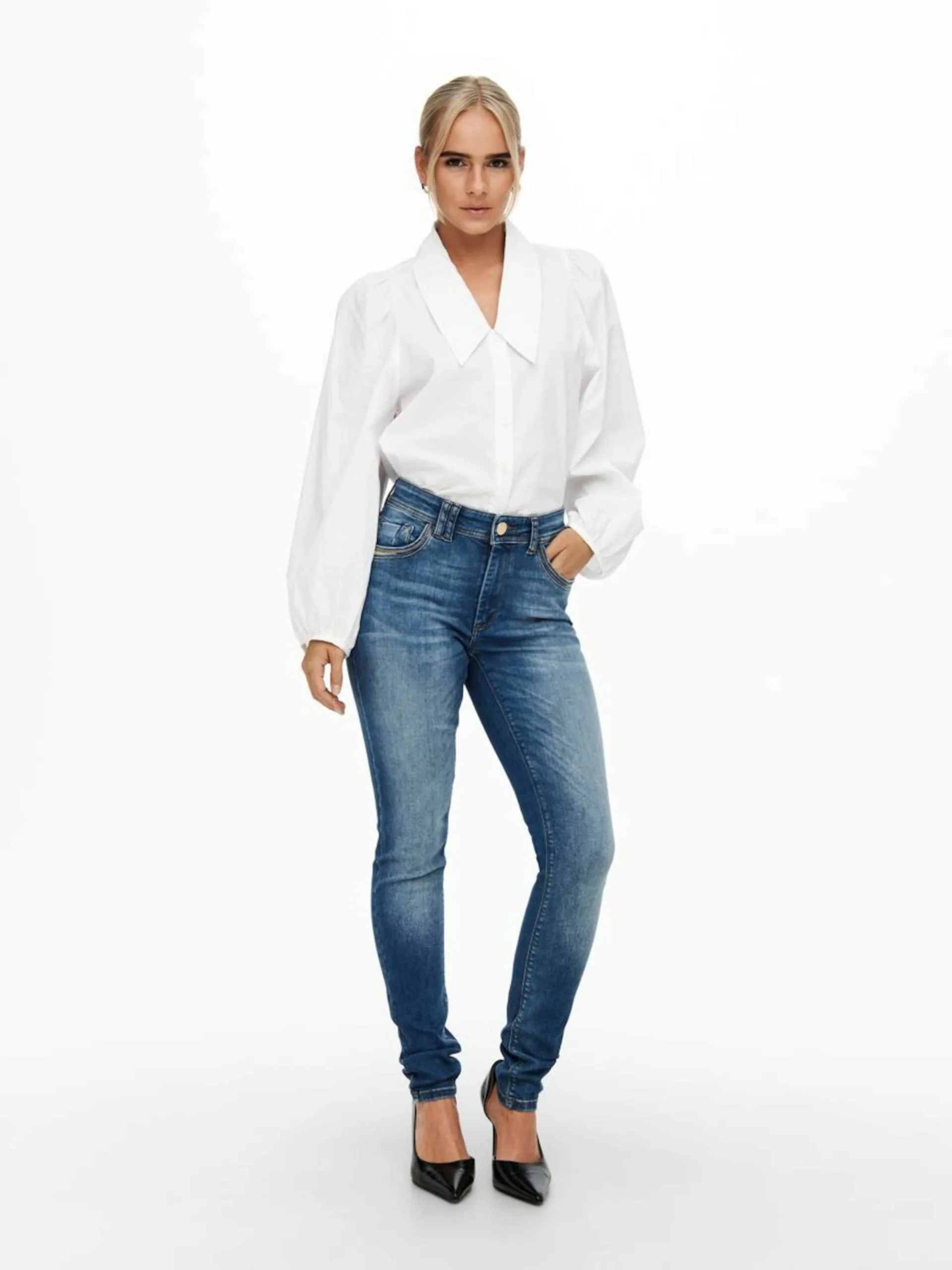 ONLY Jeans Skinny Jeans STACY Dames Blauw 10 ONLY Jeans Skinny Jeans STACY Dames Blauw - Afbeelding 10