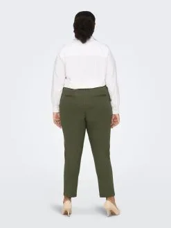 ONLY CARMAKOMA Pantalons Regular Broek GOLDTRASH Dames Olijfgroen -ONLY Elegant winkel 531b5eb9f47a2534c7a102e7de9db6eb