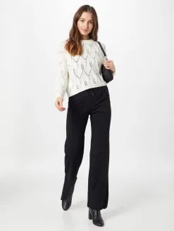 ONLY Fijngebreide Truien Trui ZENIA Dames Wit -ONLY Elegant winkel 53574f0af865b7d67252f016a827b321