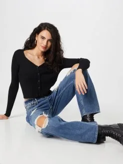 ONLY Vesten Gebreid Vest Aggi Dames Zwart -ONLY Elegant winkel 53a4b70953682f85ab79dfbd5428e287