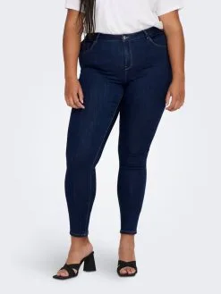 ONLY CARMAKOMA Jeans Skinny Jeans Thunder Dames Donkerblauw 9 ONLY CARMAKOMA Jeans Skinny Jeans Thunder Dames Donkerblauw -ONLY Elegant winkel 53d1e44916edd2a879bd999524b68a83