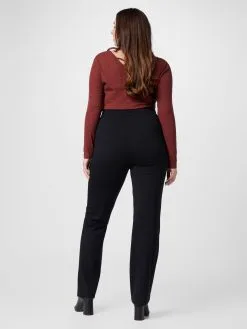 ONLY CARMAKOMA Pantalons Slimfit Broek Dames Zwart -ONLY Elegant winkel 546b985c732d9a53f675d6b9a8c08fd1