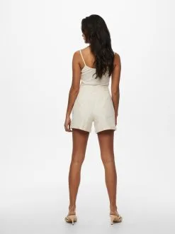 ONLY Denim Shorts Loosefit Jeans Dames Beige -ONLY Elegant winkel 5481ff7ac38beeb839e4f545ba43fb92