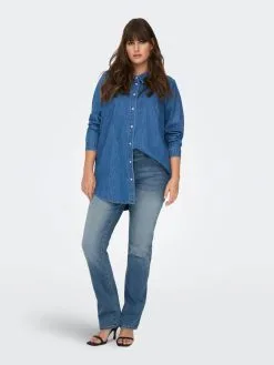 ONLY CARMAKOMA Jeans Slimfit Jeans ALICIA Dames Blauw -ONLY Elegant winkel 54e98307939e0f3badf99ae4361810c7