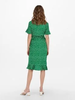 ONLY MATERNITY Midi Jurken Jurk Olivia Dames Groen -ONLY Elegant winkel 54edd51070943d08b9befa378bbd5904