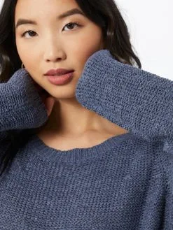 ONLY Fijngebreide Truien Trui Geena Dames Donkerblauw -ONLY Elegant winkel 554f454d0998450f27011cde2265543e