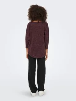 ONLY Fijngebreide Truien Trui Alba Dames Bourgogne -ONLY Elegant winkel 55f72c9f9883bdfc911cec56b419f910