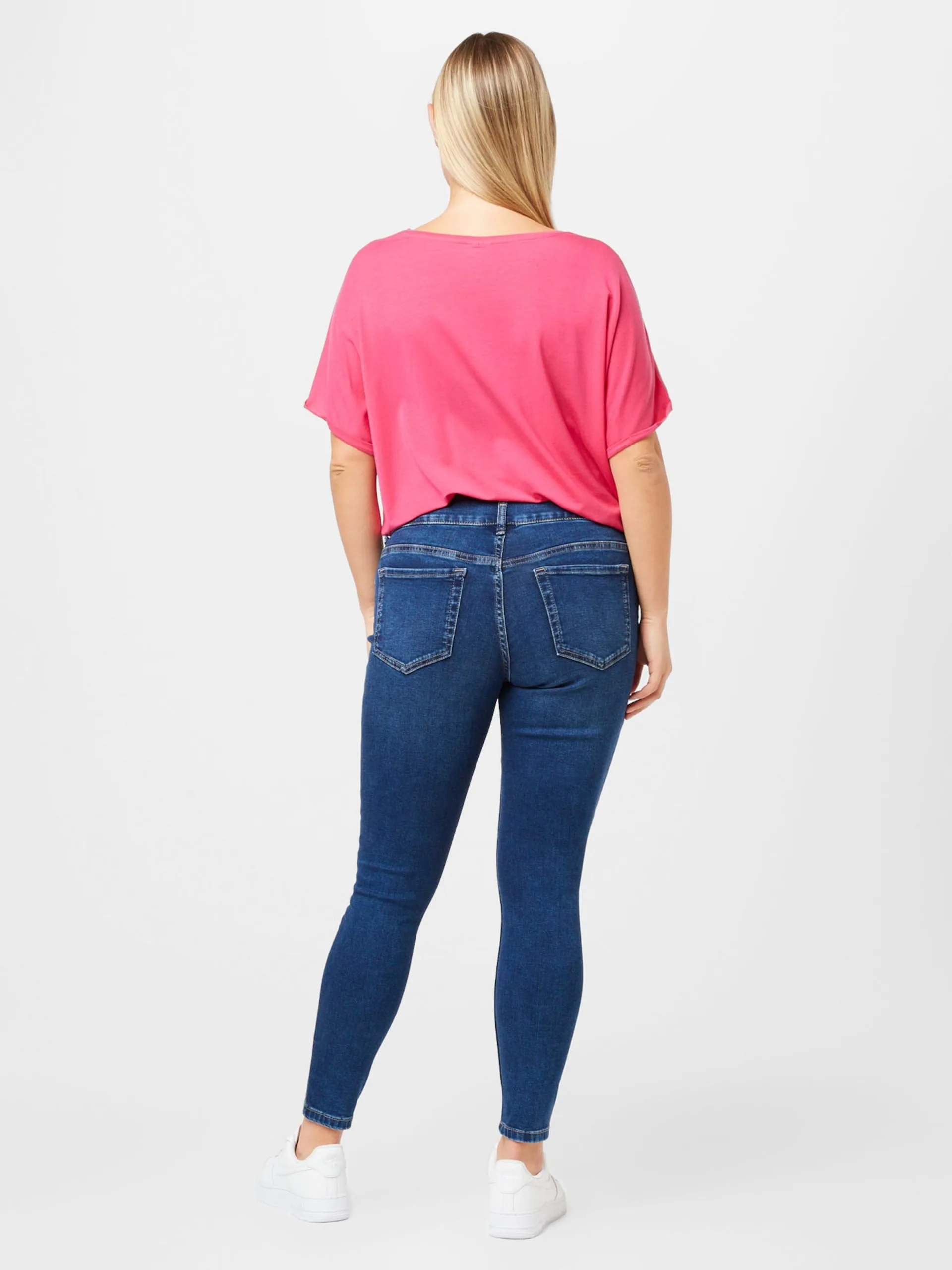 ONLY CARMAKOMA Jeans Slimfit Jeans ANNA Dames Blauw 4 ONLY CARMAKOMA Jeans Slimfit Jeans ANNA Dames Blauw - Afbeelding 4