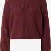 ONLY Fijngebreide Truien Trui Xenia Dames Wijnrood