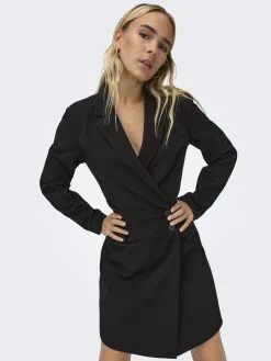 ONLY Mini Jurken Jurk MELLIE Dames Zwart -ONLY Elegant winkel 5727240547cb574a490dc8e3623259a7