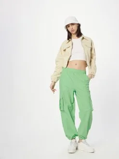 ONLY Cargobroeken Loosefit Cargobroek KARIN Dames Limoen -ONLY Elegant winkel 5752ed7ce3e38b996b12f20379b9fa7d