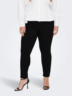 ONLY CARMAKOMA Jeans Skinny Jeans Ante Dames Zwart