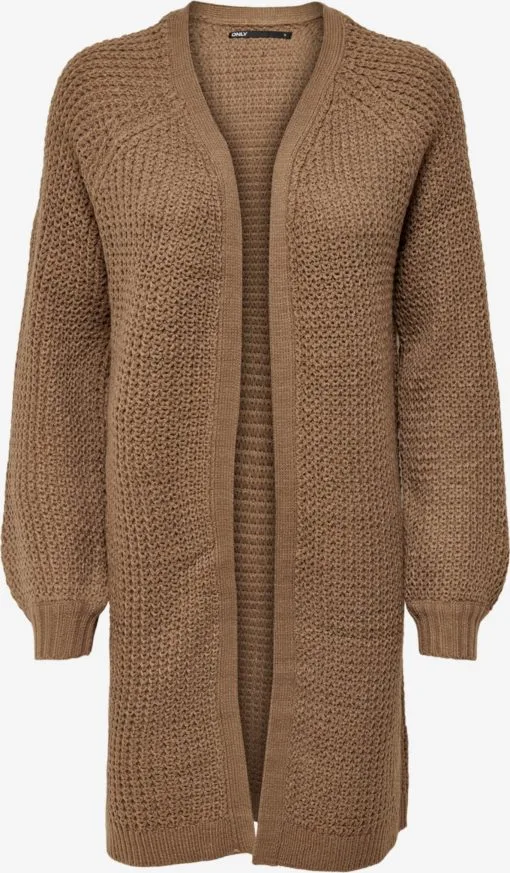 ONLY Vesten Gebreid Vest Matilda Dames Lichtbruin -ONLY Elegant winkel 57ea78dfc6822c36548f243653d22788