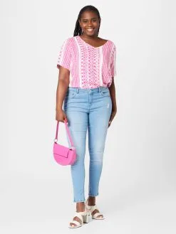 ONLY CARMAKOMA Jeans Skinny Jeans Dames Lichtblauw 8 ONLY CARMAKOMA Jeans Skinny Jeans Dames Lichtblauw -ONLY Elegant winkel 58c590bcf695fdf93e18adb3d80f7664