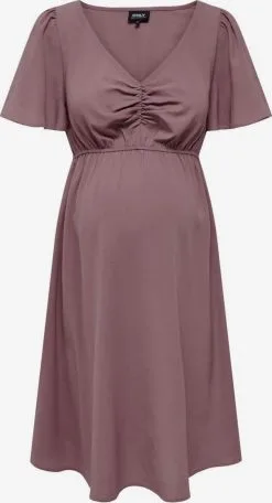 ONLY MATERNITY Mini Jurken Jurk Dames Oudroze