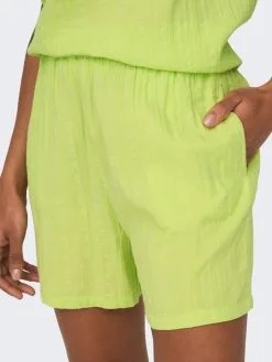 ONLY Shorts Regular Broek Dames Groen -ONLY Elegant winkel 590c6164e1a6b67ea8c4beab4742eae0