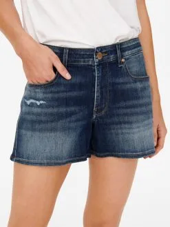 ONLY Denim Shorts Regular Jeans DIAMOND Dames Blauw -ONLY Elegant winkel 59115f5b74d3d580072067c47b8fcb66