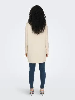 ONLY Vesten Gebreid Vest Dames Beige -ONLY Elegant winkel 595307a8c844718fd47a56f37aba0b91