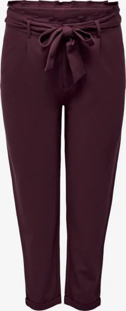 ONLY CARMAKOMA Bandplooibroeken Regular Bandplooibroek Dames Aubergine