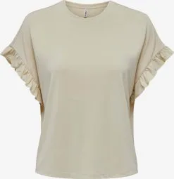 ONLY T-shirts Shirt Free Dames Lichtgrijs