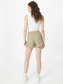 ONLY Shorts Loosefit Broek CARO Dames Kaki -ONLY Elegant winkel 5a559d7ca4a215b7ce173d51c9cc3eb2