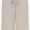 ONLY Culottes Wide Leg Bandplooibroek FLORENCE Dames Lichtgrijs