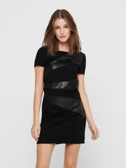 ONLY Mini Jurken Jurk MALENE Dames Zwart -ONLY Elegant winkel 5a63707b03b3fc151171c49fdf4d41a5