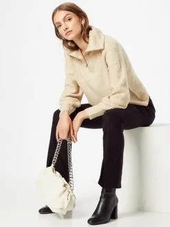 ONLY Coltruien Trui Karinna Dames Beige Gemêleerd -ONLY Elegant winkel 5a9538a902ae5b1442f83b2b6573d49f