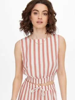 ONLY Crop Tops Top Dames Oudroze -ONLY Elegant winkel 5aa4b5f513873b8e14d150b3e179470c