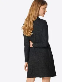 ONLY Gebreide Jurken Gebreide Jurk KLEO Dames Zwart Gemêleerd -ONLY Elegant winkel 5af5d3265075077124c1fb987af70c9b