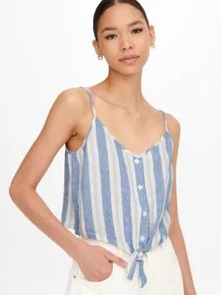 ONLY Crop Tops Top Caro Dames Smoky Blue -ONLY Elegant winkel 5b2acd52eab7040c461184048144c63e