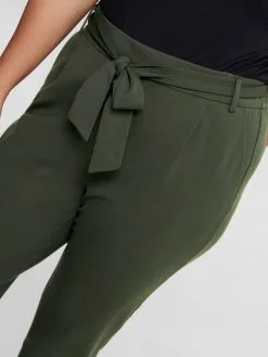 ONLY CARMAKOMA Pantalons Regular Broek Dames Groen -ONLY Elegant winkel 5b33bf891d0bab796f7e2129624a5ba5