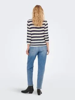 ONLY Shirts Met 3/4 Mouw Shirt Lira Dames Donkerblauw -ONLY Elegant winkel 5b8571ca1b8857fd60d4b79e40318c17