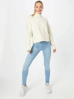 ONLY Jeans Skinny Jeans Royal Dames Lichtblauw -ONLY Elegant winkel 5bf932869f34f583decc8b082f87b037