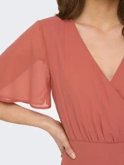 ONLY Maxi Jurken Jurk Dames Kreeft -ONLY Elegant winkel 5c1a426ca32e91298f5a7f384f2236c8