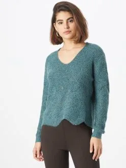 ONLY Fijngebreide Truien Trui CORA Dames Groen -ONLY Elegant winkel 5c31c504855efb57b0b178cdb0746b7f