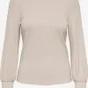ONLY Longsleeves Shirt NALIA Dames Beige