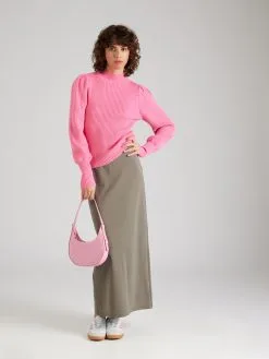 ONLY Fijngebreide Truien Trui KATIA Dames Pink -ONLY Elegant winkel 5c7dfeb379193367b71a9c2bf8bd51a8