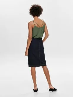 ONLY Spaghetti Tops Top Moon Dames Grijs -ONLY Elegant winkel 5c9f29d021881b0677e5fee597dc3192