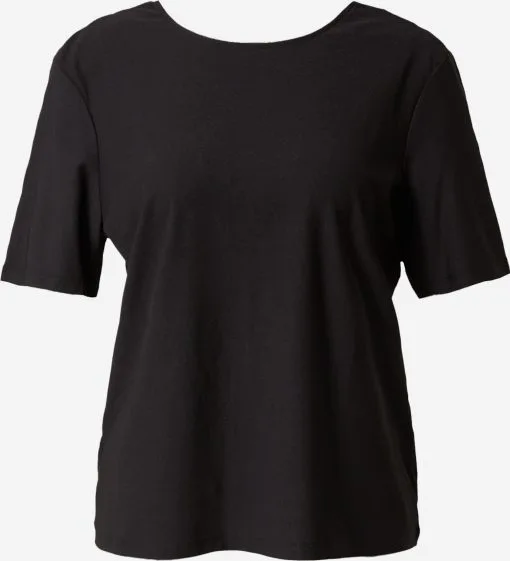 ONLY T-shirts Shirt IZZA Dames Zwart -ONLY Elegant winkel 5cb4a2faae319e7d220c0ea62e2cbc71