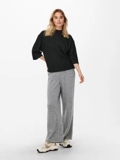 ONLY Pantalons Loosefit Broek Dames Grijs -ONLY Elegant winkel 5d473e0aa54017a76feb03d3a6469ea8