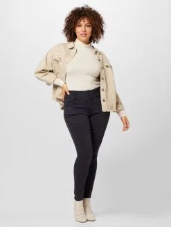 ONLY CARMAKOMA Jeans Skinny Jeans Anna Dames Zwart -ONLY Elegant winkel 5d5922f6419833901808d5edf9971d69