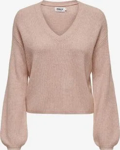 ONLY Basic Truien Trui Dames Pink