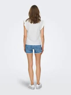 ONLY Uitgaanstops Top FILIPPA Dames Wit -ONLY Elegant winkel 5dd3d39ac5c573fb8d8d78b44adf2020