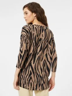 ONLY Shirts Met 3/4 Mouw Shirt ELCOS Dames Donkerbeige -ONLY Elegant winkel 5e0b7028f195cc6a71bb113d10dad0ab