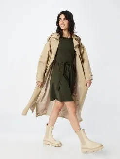 ONLY Jerseyjurken Jurk AMBER Dames Donkergroen -ONLY Elegant winkel 5e13d531dab524b61cc8b778c78208e2